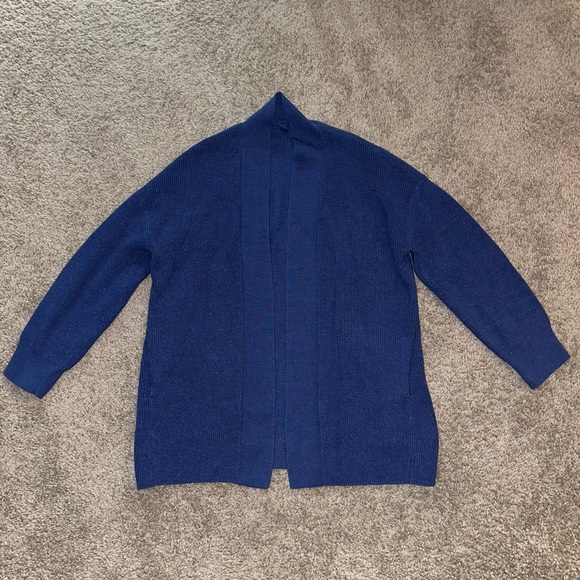 lululemon athletica Sweaters - Lululemon Women’s Merino Wool-Blend Ribbed Long Wrap Sweater Cardigan